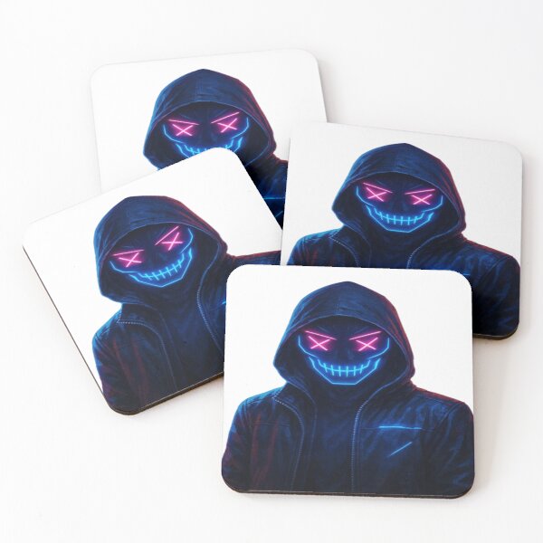 Item preview, Neon Smile – The Dark Hacker designed and sold by GlowAIDesigns.