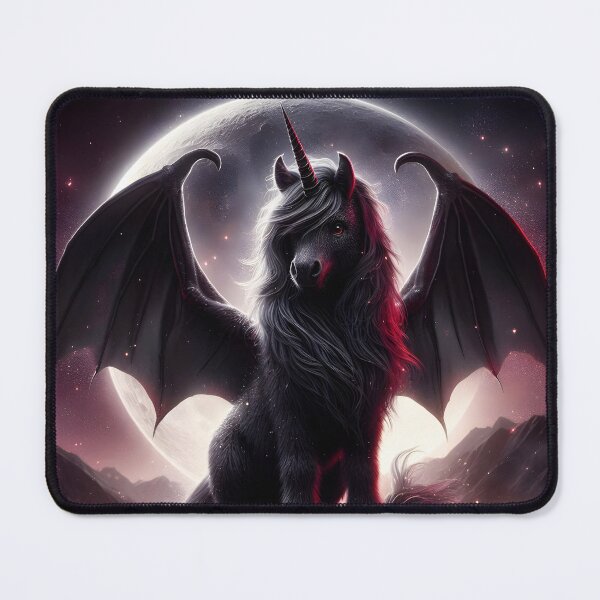 Item preview, Black Alicorn, Ai Generated Art designed and sold by ACC .