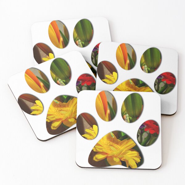 Item preview, Paw print with nature motifs designed and sold by Gina_BreWe.