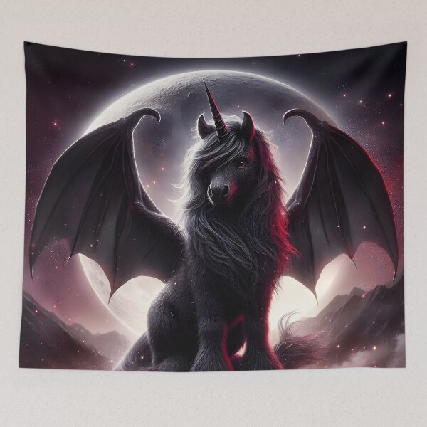 Item preview, Black Alicorn, Ai Generated Art  designed and sold by ACC .