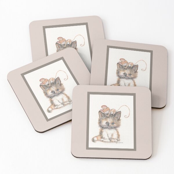 Item preview, Friends - watercolor illustration designed and sold by Annie Mason Art.
