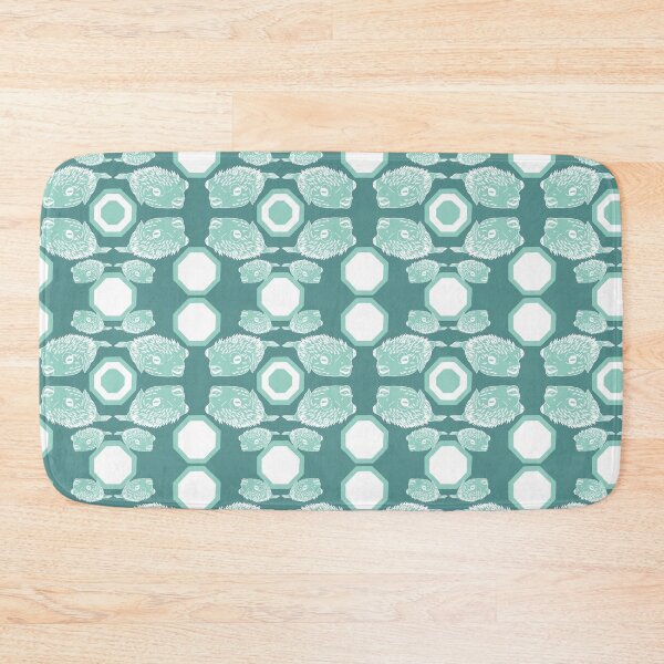 Item preview, death by blowfish in green designed and sold by maliapolsterart.