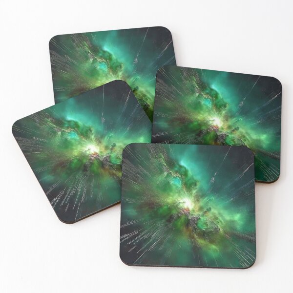 Item preview, Green Aurora of the Void - Space Nebula designed and sold by RockitBaby.