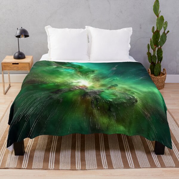Item preview, Green Aurora of the Void - Space Nebula designed and sold by RockitBaby.