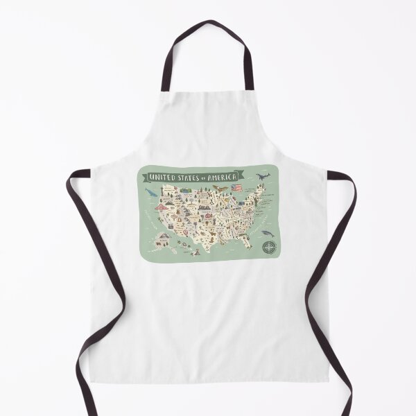 Item preview, Map of USA - Green designed and sold by Those Pencil Shavings.