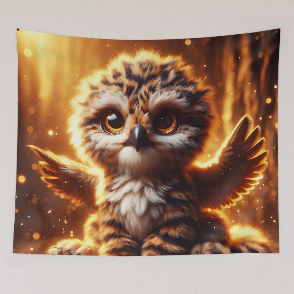 Item preview, Cute Tiger Gryphon, Ai Generated Art  designed and sold by ACC .