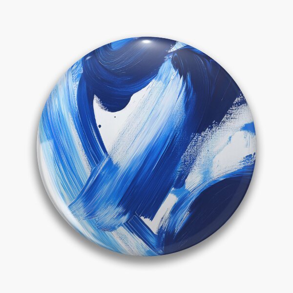 Item preview, Dynamic Deep Blue Abstract Brushwork designed and sold by Nytheris.