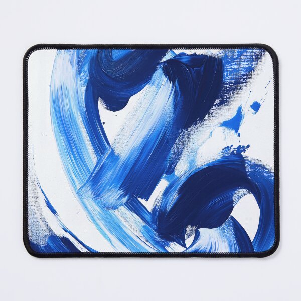 Item preview, Dynamic Deep Blue Abstract Brushwork designed and sold by Nytheris.
