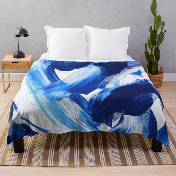 Item preview, Dynamic Deep Blue Abstract Brushwork designed and sold by Nytheris.