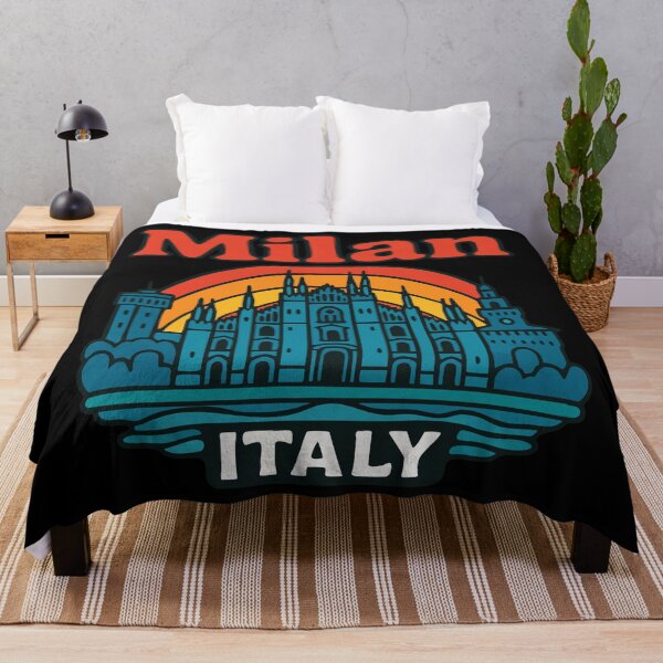 Item preview, Milan Italy Retro Travel designed and sold by TomFrontierArt.