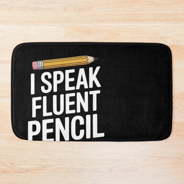 Item preview, I Speak Fluent Pencil Back To School Kids  designed and sold by MonsterBuddiess.