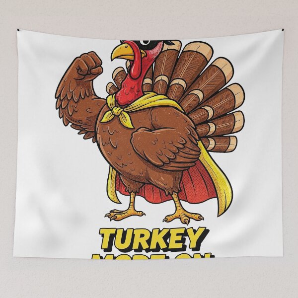 Item preview, Superhero Turkey - Turkey Mode On Funny Thanksgiving Feast designed and sold by zoughlal.