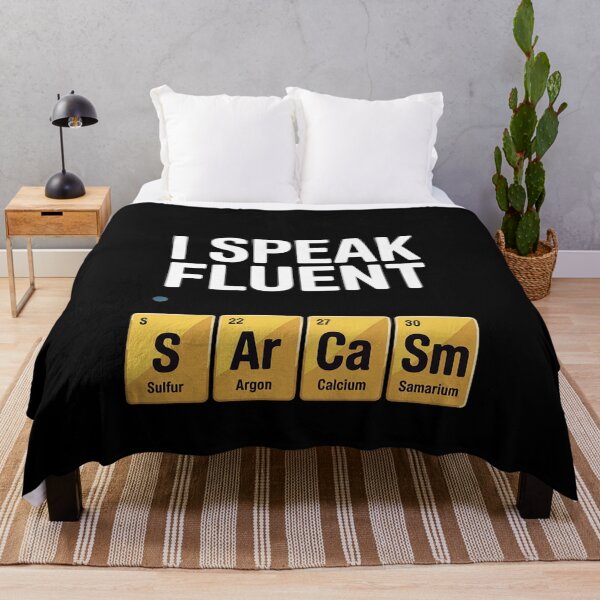 Item preview, I Speak Fluent Sarcasm Periodic Table Science Chemistry designed and sold by MonsterBuddiess.