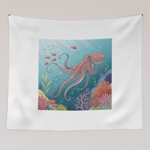Item preview, MARINE ANIMALS: GIANT OCTOPUS designed and sold by Fabrifrank.