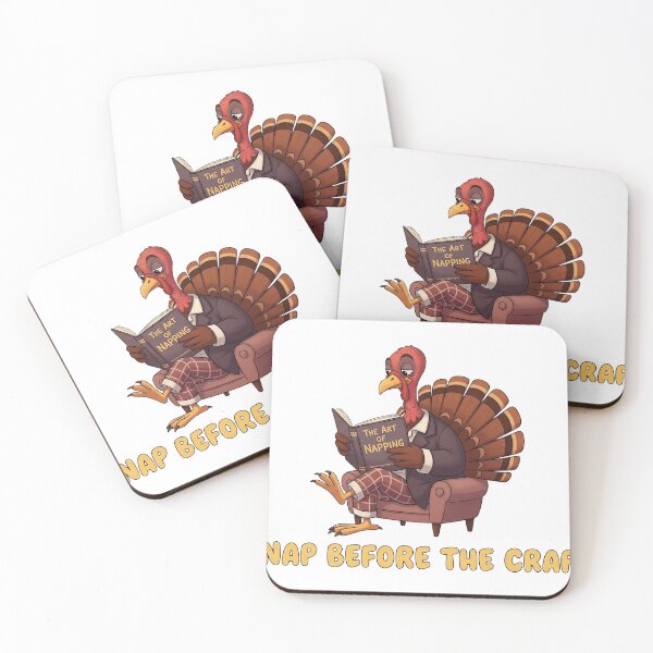Item preview, Relaxed Turkey Reading - Nap Before The Crap Funny Post-Feast Vibe designed and sold by zoughlal.