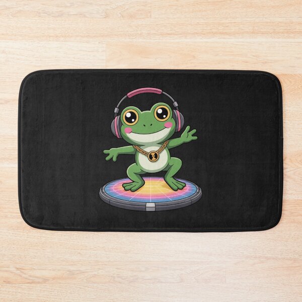 Item preview, Frog Street Dancer Cool Kawaii Chibi Breakdance Art designed and sold by ColorSplash123.