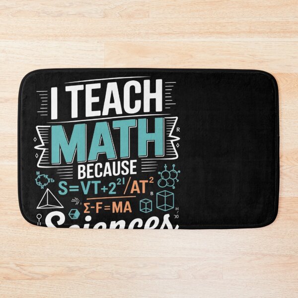 Item preview, I Teach Math Because Science Teachers Need Heroes  designed and sold by MonsterBuddiess.