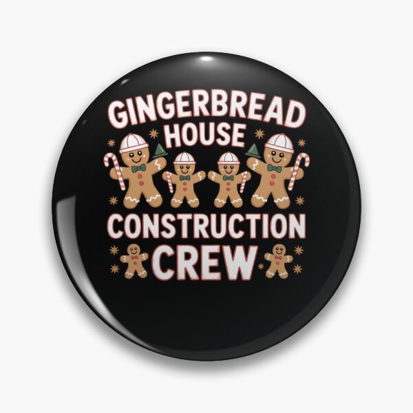 Item preview, Gingerbread House Construction Crew designed and sold by Mateusz Majcherek.