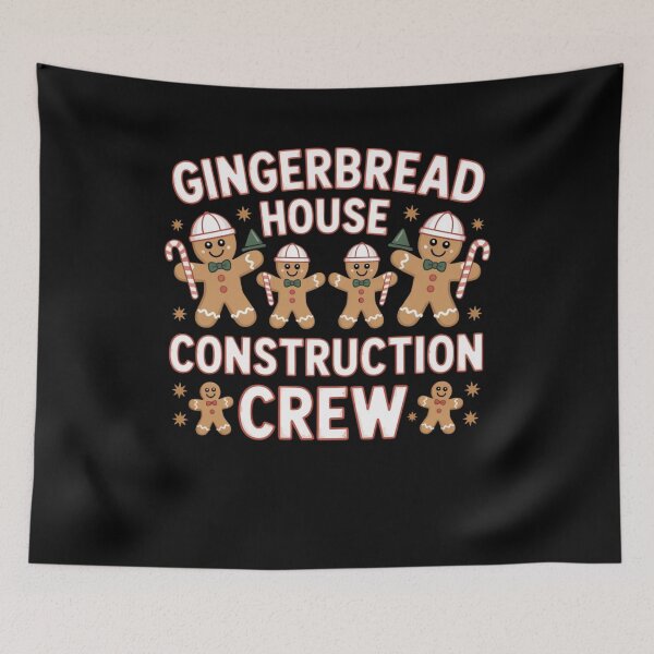 Item preview, Gingerbread House Construction Crew designed and sold by Mateusz Majcherek.