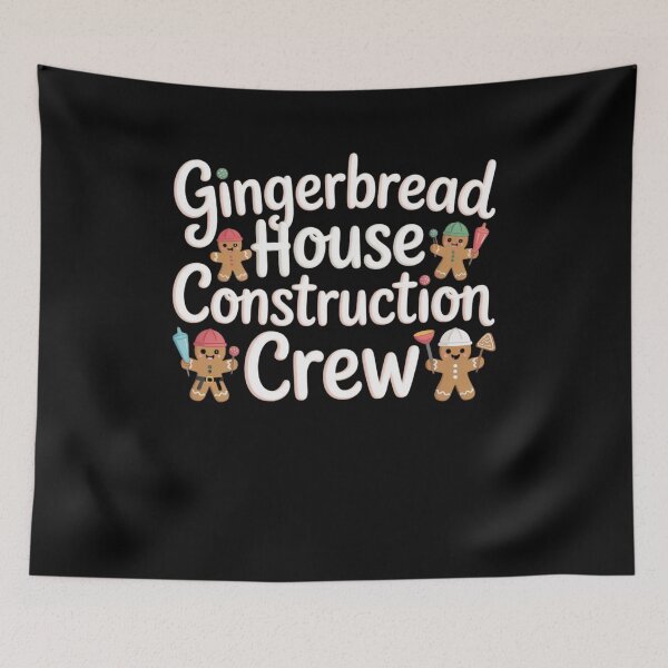 Item preview, Gingerbread House Construction Crew designed and sold by Mateusz Majcherek.
