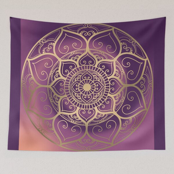 Item preview, Cosmic Gold Mandala designed and sold by elenabdesigns.