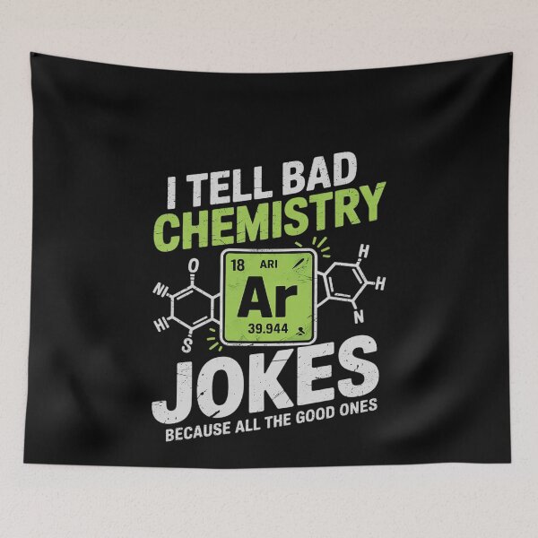 Item preview, I Tell Bad Jokes Argon Chemistry Joke  designed and sold by MonsterBuddiess.