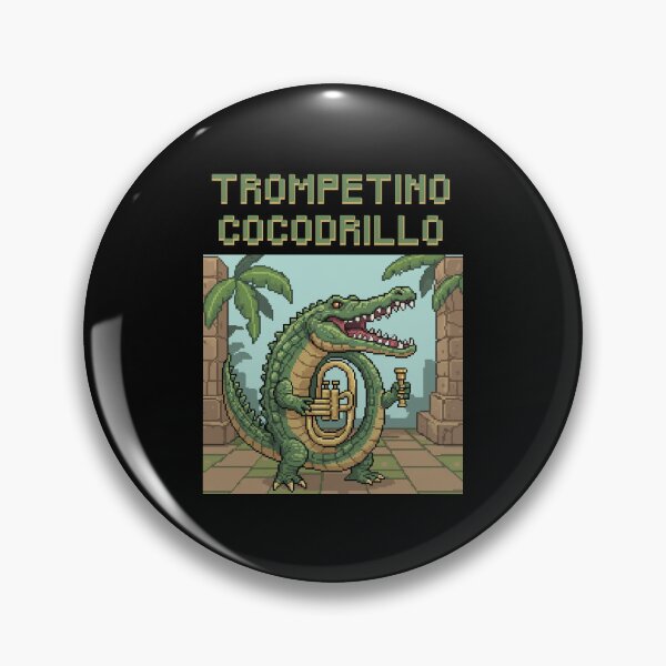 Item preview, crocodile trumpet designed and sold by KIKI STUDIO.