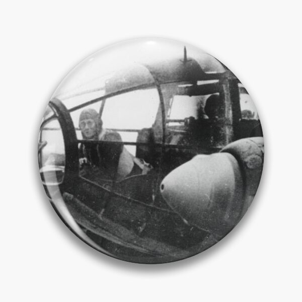 Item preview, The front of a German Heinkel He-111 medium bomber in flight during a bombing mission to London in November, 1940 designed and sold by Military Machine History.