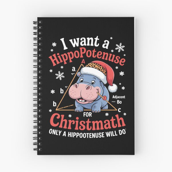 Item preview, I Want a Hippopotenuse for Christmath Math teacher Christmas1  designed and sold by GGrizeldaRivas.