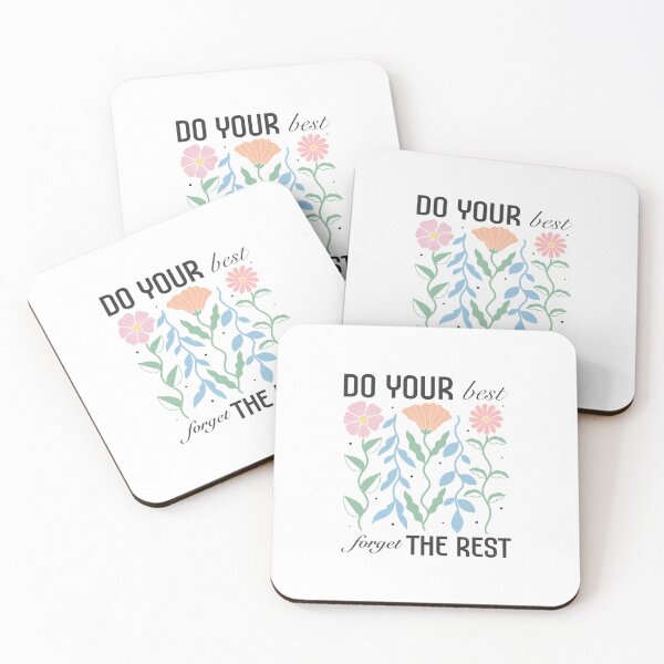 Item preview, Do your best forget the rest, Boho Floral Quote,  positive slogan, Christmas quote, Happy new year, new beginning, lets forget the past, lets look to the future designed and sold by chipmuckdesignn.