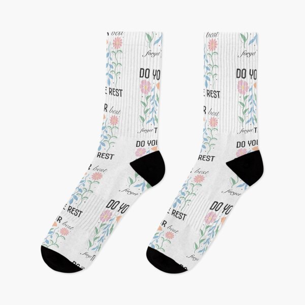 Item preview, Do your best forget the rest, Boho Floral Quote,  positive slogan, Christmas quote, Happy new year, new beginning, lets forget the past, lets look to the future designed and sold by chipmuckdesignn.
