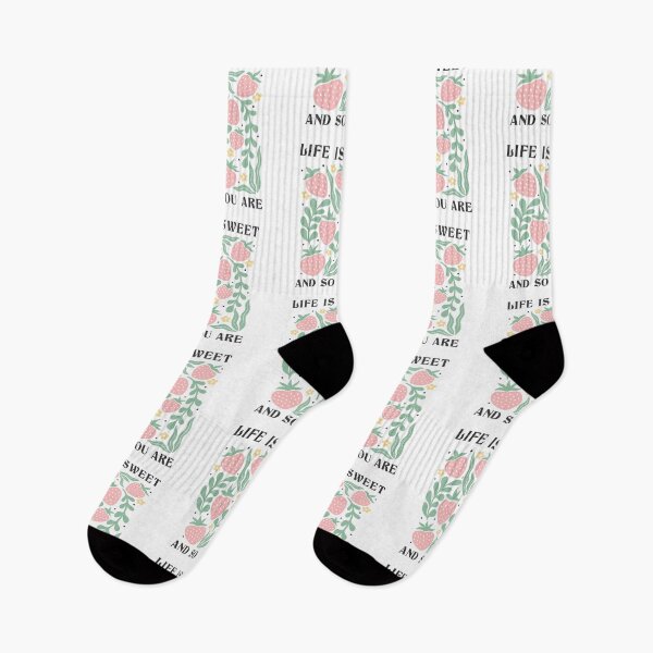 Item preview, Life Is Sweet And So You Are, Boho Floral Quote,  positive slogan, Christmas quote, Happy new year, new beginning, lets forget the past, lets look to the future designed and sold by chipmuckdesignn.