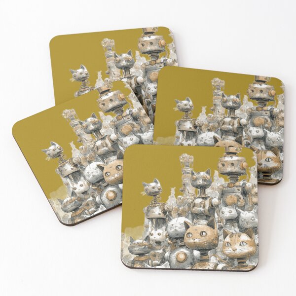 Item preview, The Rise of the Mecha-Cats designed and sold by PlengPoomofArts.