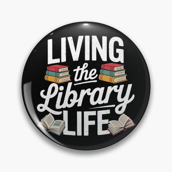 Item preview, Living The Library Life Sayings Books Librarian Lover  designed and sold by GGrizeldaRivas.