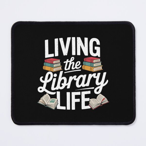 Item preview, Living The Library Life Sayings Books Librarian Lover  designed and sold by GGrizeldaRivas.