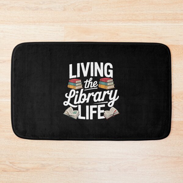 Item preview, Living The Library Life Sayings Books Librarian Lover  designed and sold by GGrizeldaRivas.
