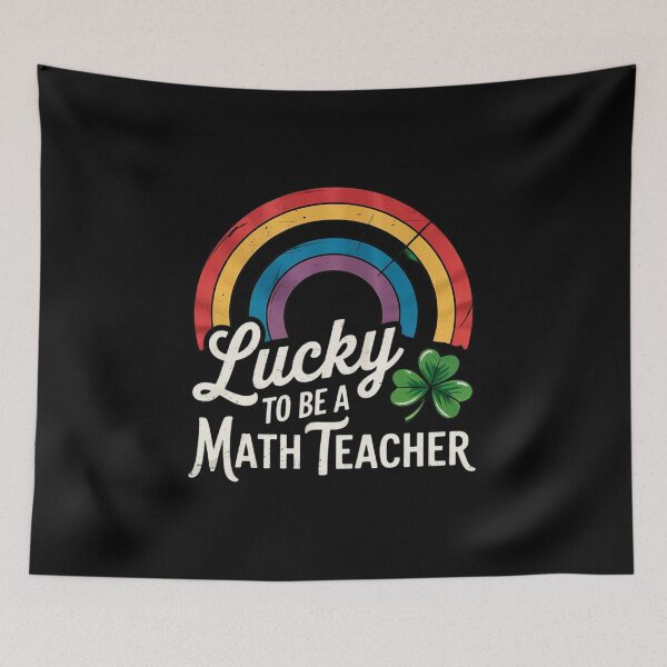Item preview, Lucky To Be A Math Teacher St Patricks Day  designed and sold by GGrizeldaRivas.