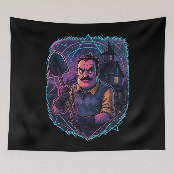 Item preview, Hello Neighbor Game Art designed and sold by TomFrontierArt.