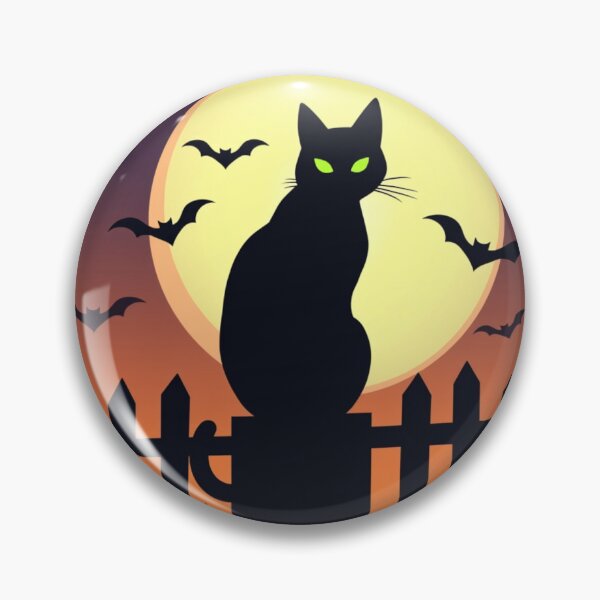 Item preview,  The Sarcastic Black Cat & Midnight Landscape designed and sold by Ashish1204.