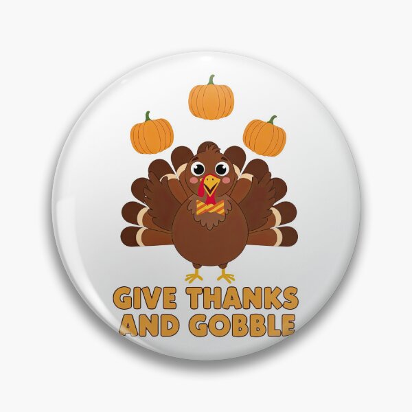 Item preview, Cute Bow Tie Turkey with Pumpkins - Give Thanks And Gobble Festive designed and sold by zoughlal.