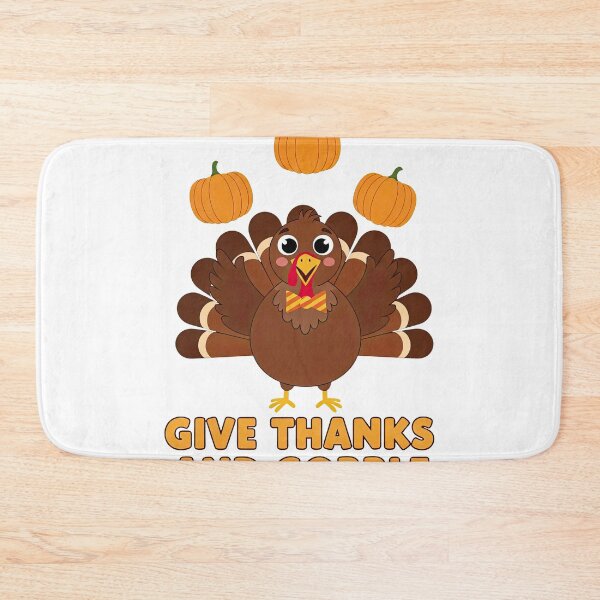 Item preview, Cute Bow Tie Turkey with Pumpkins - Give Thanks And Gobble Festive designed and sold by zoughlal.