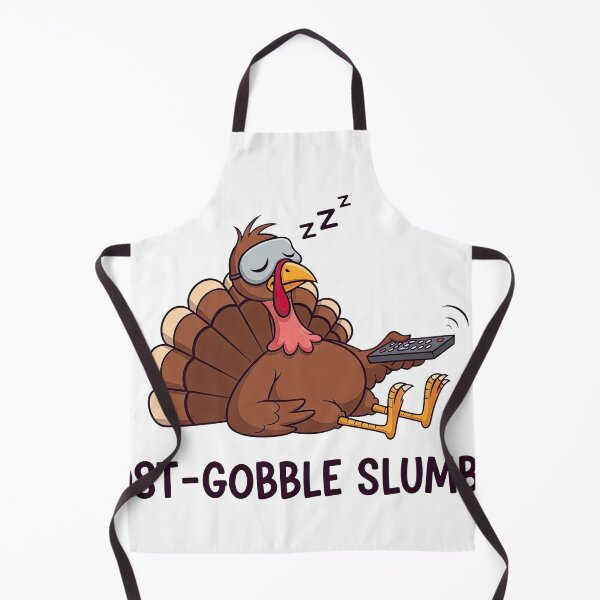 Item preview, Sleeping Turkey with Remote - Post-Gobble Slumber Food Coma Vibe designed and sold by zoughlal.