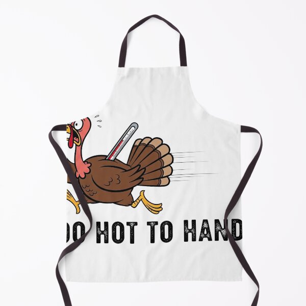 Item preview, Running Turkey with Thermometer - Too Hot To Handle Thanksgiving Humor designed and sold by zoughlal.