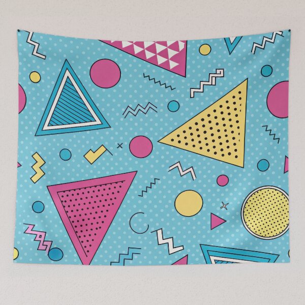 Item preview, Retro Memphis Pattern – 80s Geometric Shapes Pop Art Design designed and sold by NoctaHike.