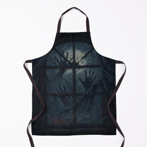 Item preview, Eerie Shadowy Hands Pressing On Old Window designed and sold by PandaTShirtShop.