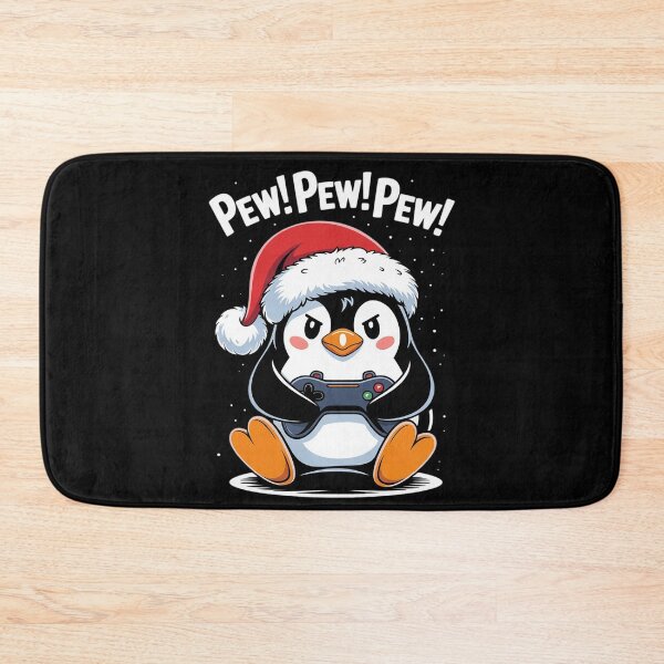 Item preview, Penguin Gamer Pew Video Game Christmas Boys Kids  designed and sold by KonstanKoraner.