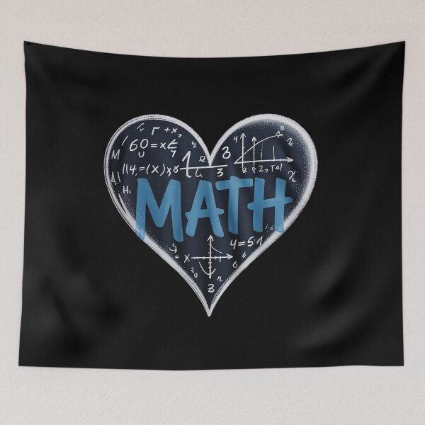 Item preview, math lover heart Mathematics Geek kids boys men teacher  designed and sold by GGrizeldaRivas.