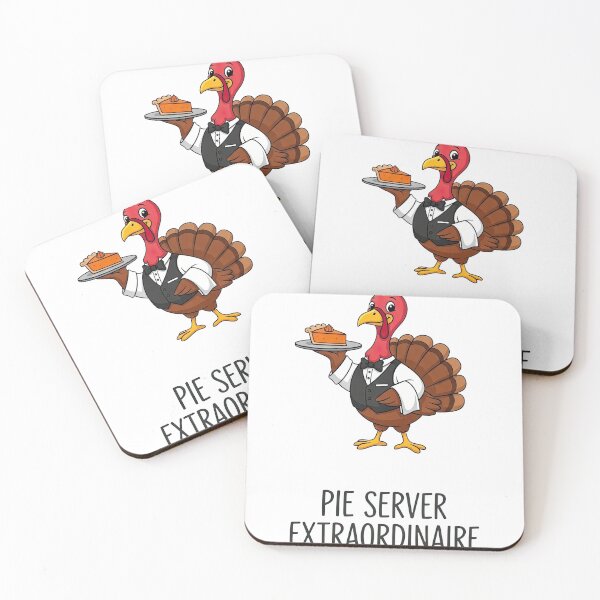 Item preview, Turkey Waiter with Pumpkin Pie - Pie Server Extraordinaire Host designed and sold by zoughlal.