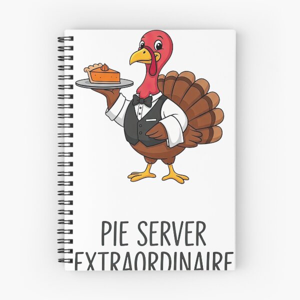 Item preview, Turkey Waiter with Pumpkin Pie - Pie Server Extraordinaire Host designed and sold by zoughlal.