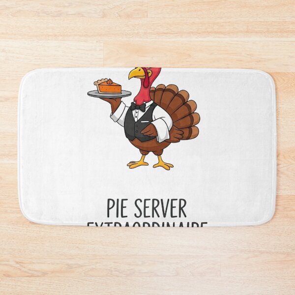 Item preview, Turkey Waiter with Pumpkin Pie - Pie Server Extraordinaire Host designed and sold by zoughlal.
